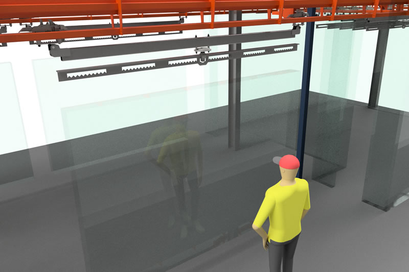 Projet de convoyeur AT100 Power &amp; Free Range en cours