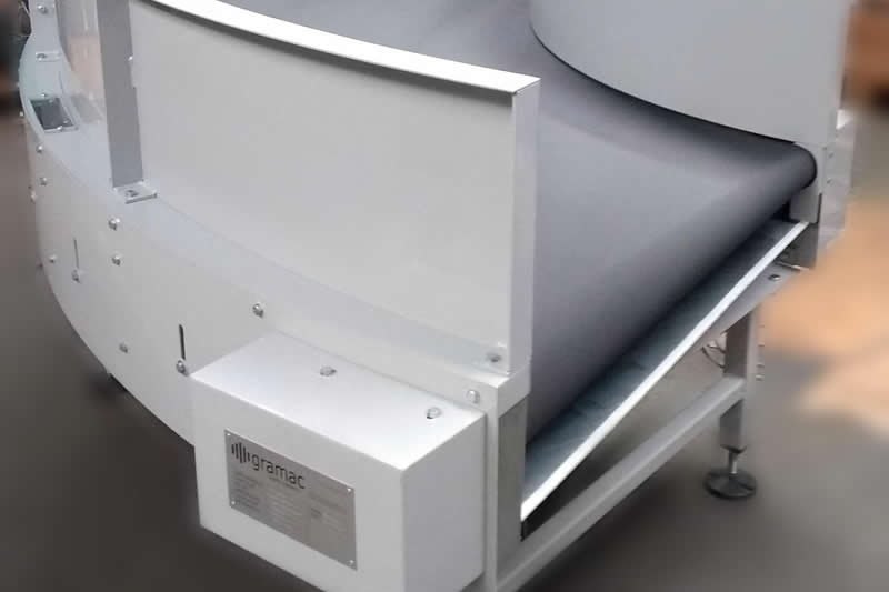 Courbes de courroie pour les industries de fabrication et de transformation