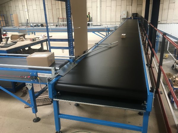 Systèmes de manutention de colis pour le commerce électronique installés