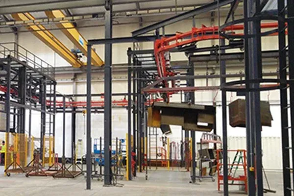 Usine de peinture Sandvik - Convoyeur